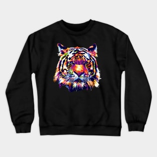 Tiger Head Pop art Crewneck Sweatshirt